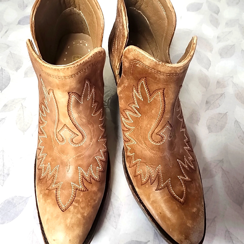 Ariat Genuine Leather Dixon Ankle Western Boots Women's Size 9.5 - Picture 9 of 9